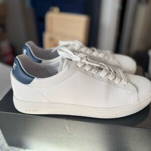 Clae Men's White and Denim Blue US 8 LIKE NEW